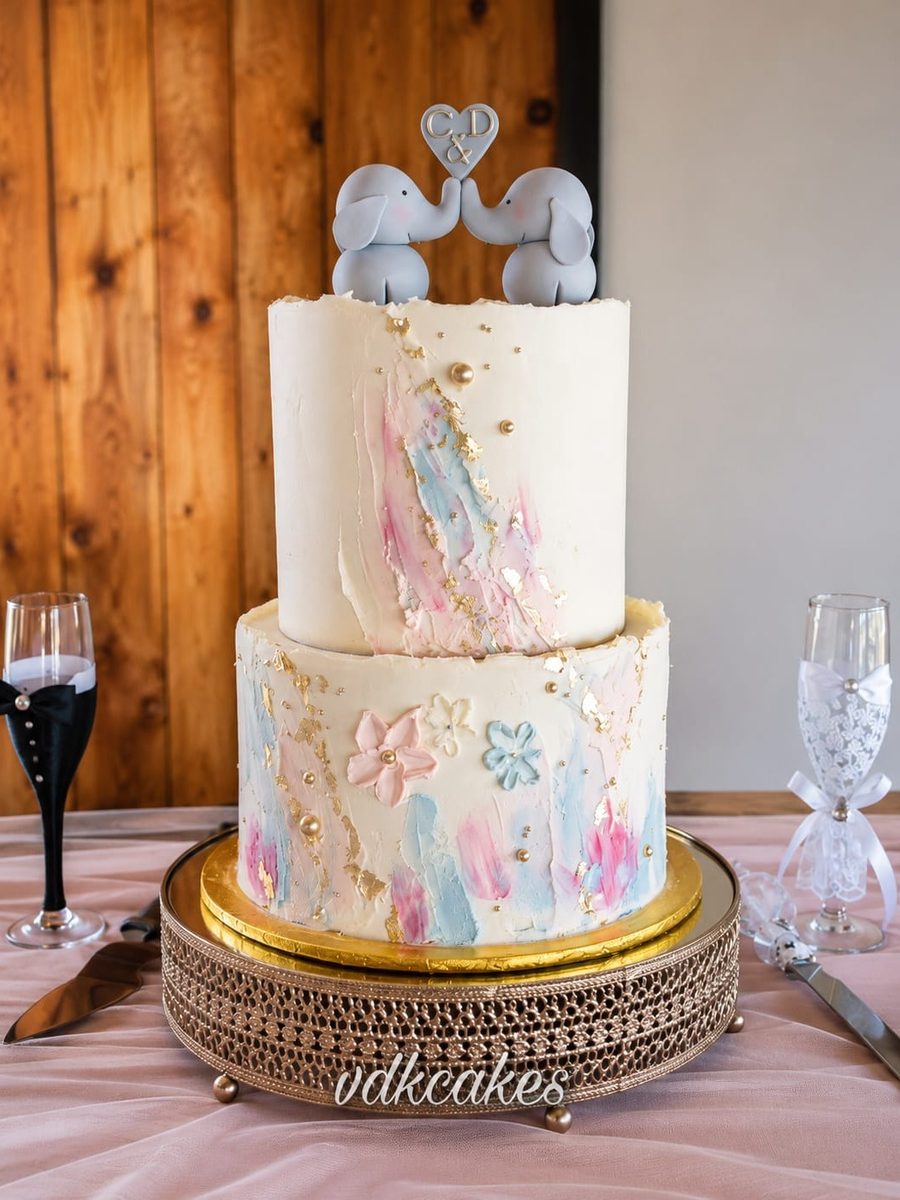 Elephant Wedding Cake by VDK Cakes
